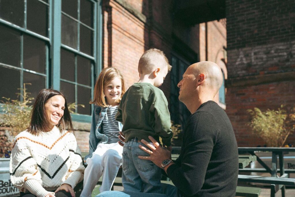 candid family photoshoot in georgetown seattle