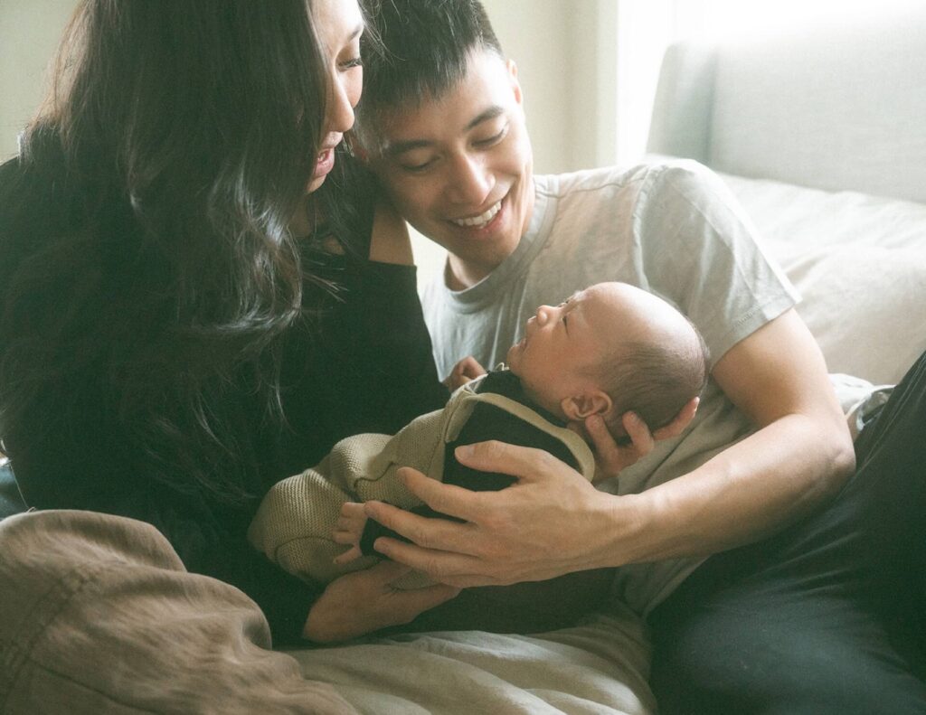 seattle newborn family photos