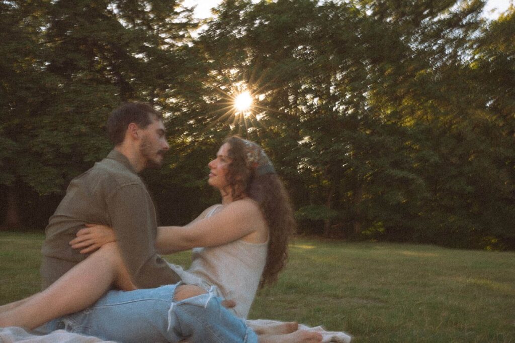 golden hour couples photoshoot