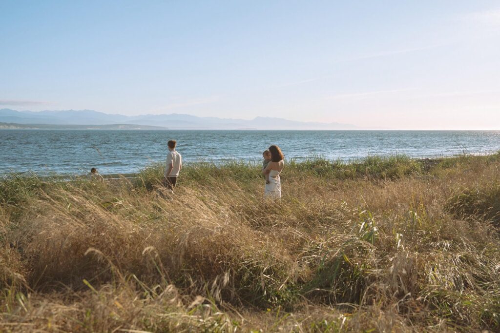 family photos at ebey's landing