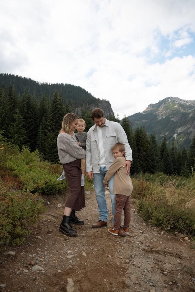 seattle fall family minis