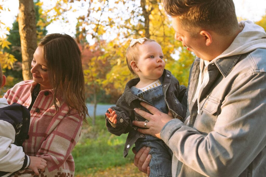 golden hour family photos