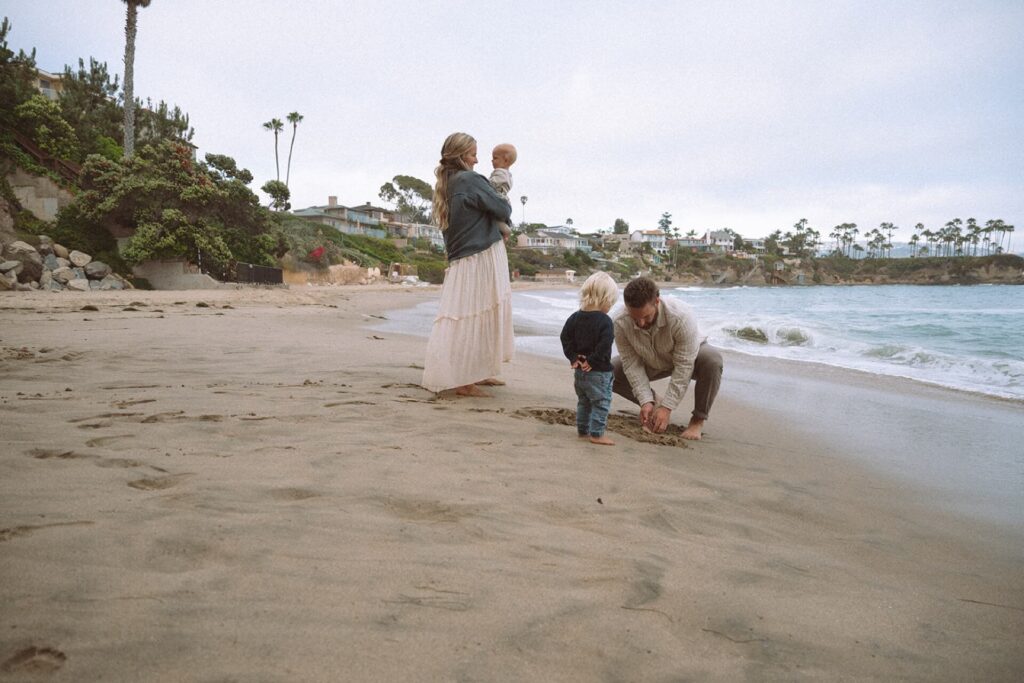 outdoor beach photoshoot crescent bay
