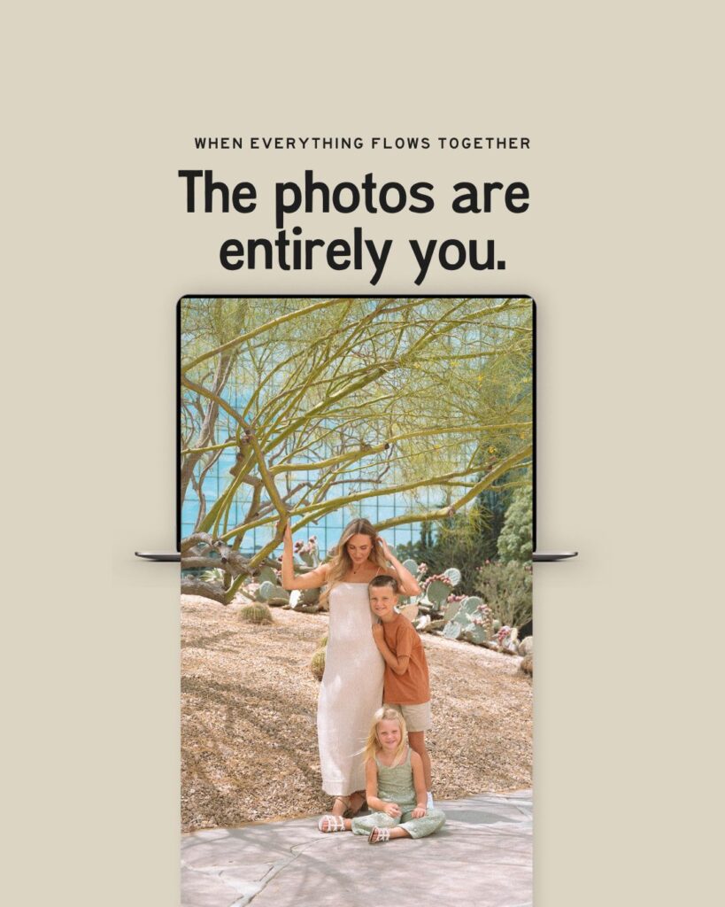 Lifestyle family photos in Orange County with warm natural light and cohesive styling curated by Maria Alcantara Photography.